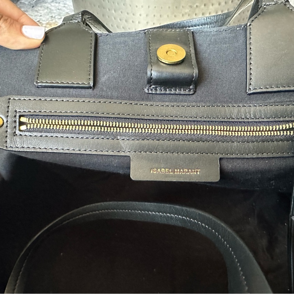 Isabel Marant Embossed Straw Tote - Picture 2 of 7